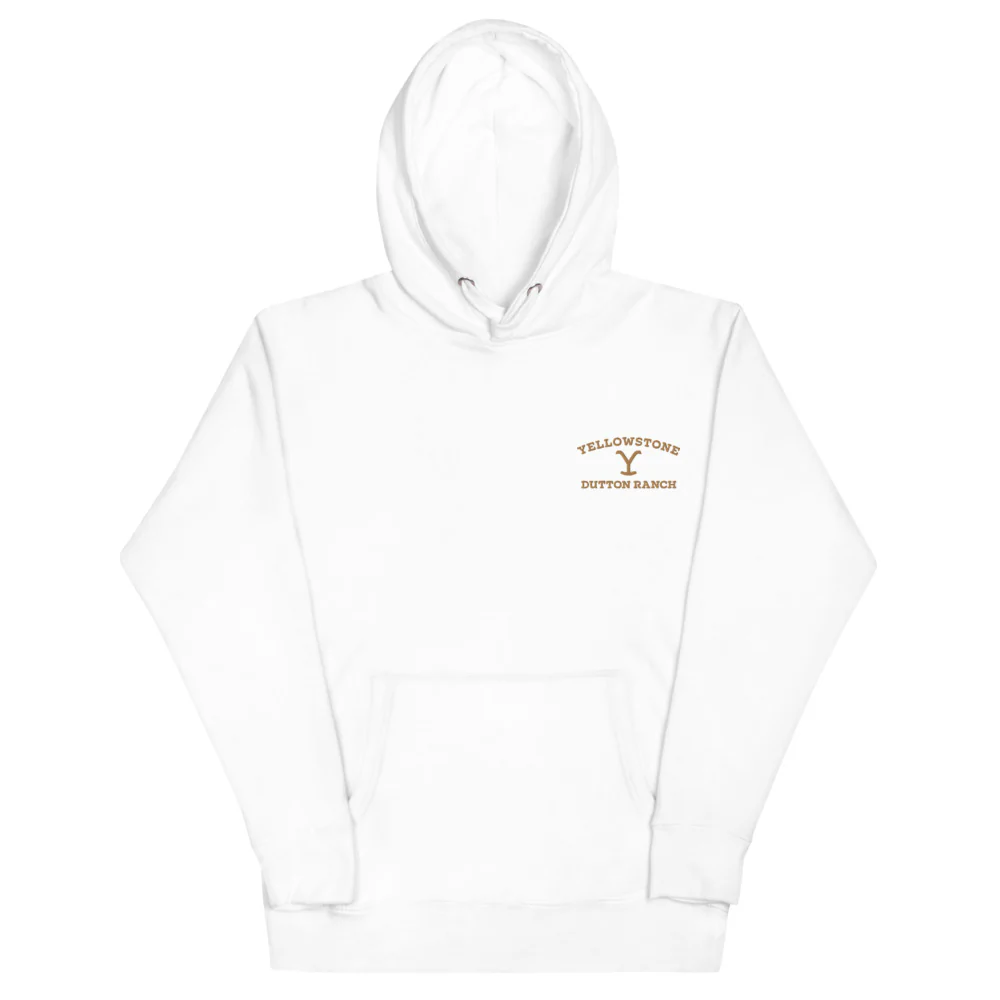 Yellowstone Dutton Ranch Embroidered Unisex Hoodie - Image 3