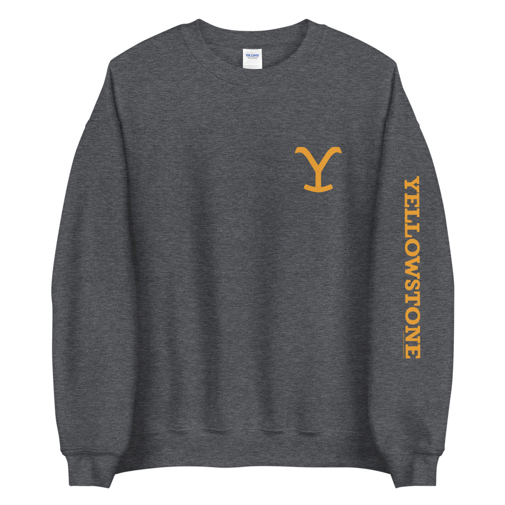 Yellowstone Dutton Ranch Fleece Crewneck Sweatshirt - Image 4