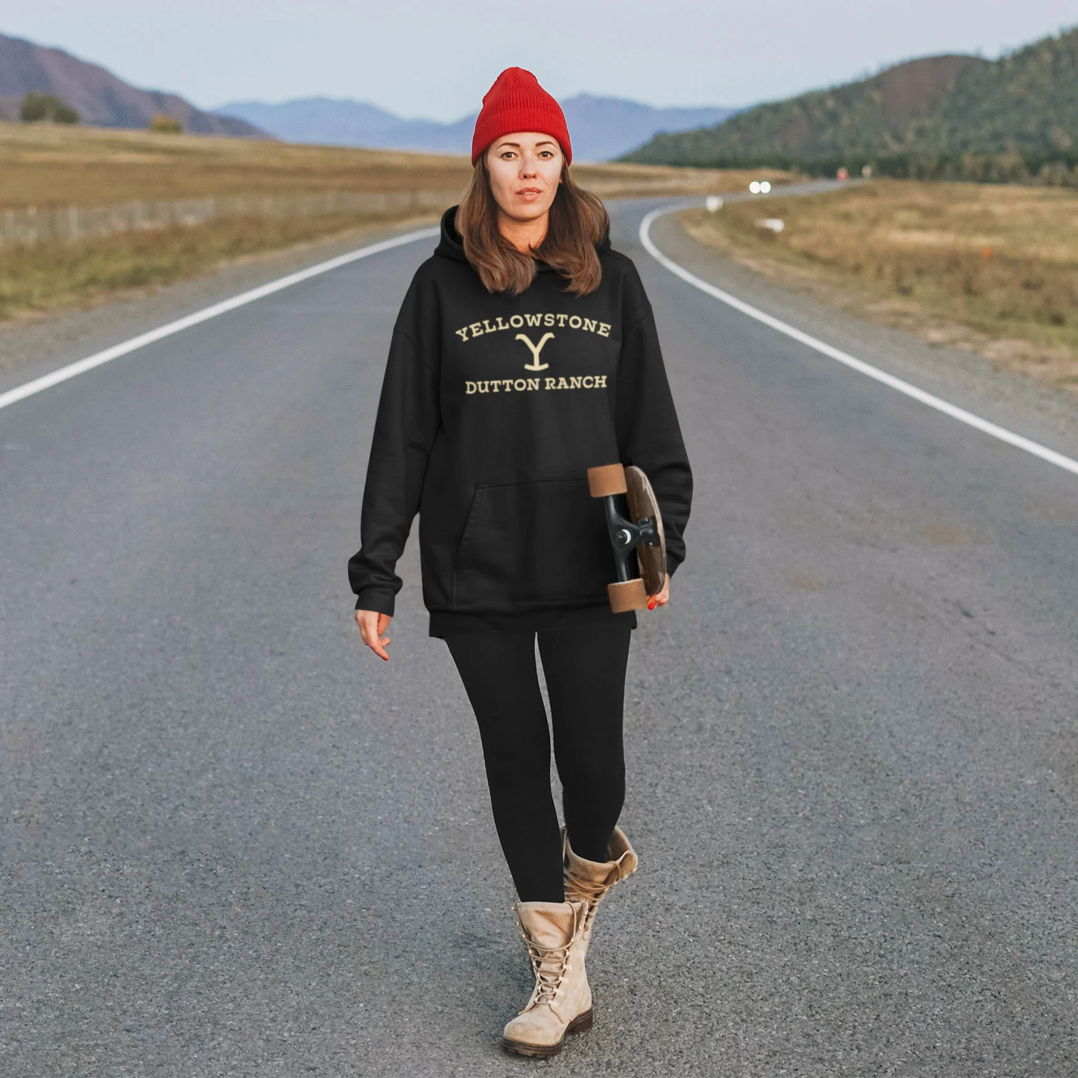 Yellowstone Dutton Ranch Hooded Sweatshirt - Image 3