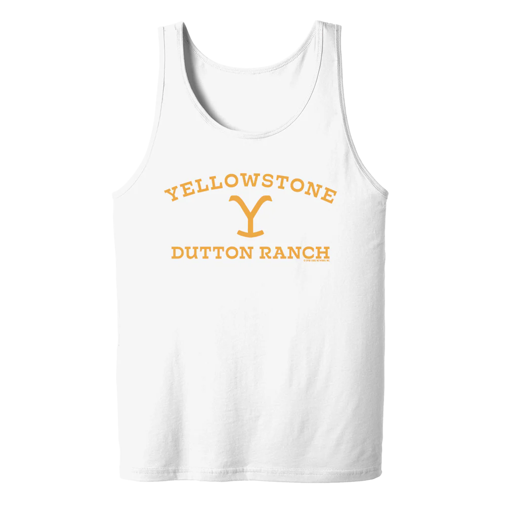 Yellowstone Dutton Ranch Logo Adult Tank Top - Image 3