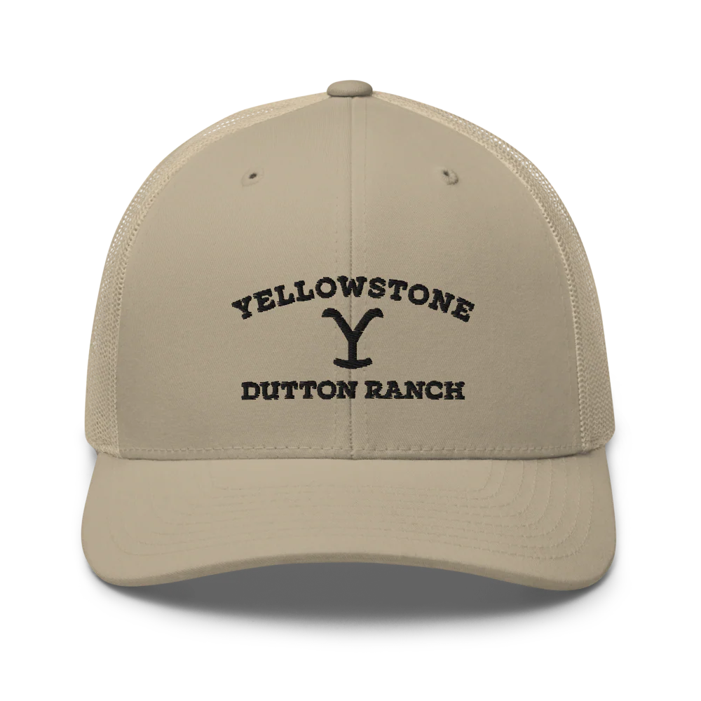 Yellowstone Dutton Ranch Logo Embroidered Retro Trucker Hat - Image 7