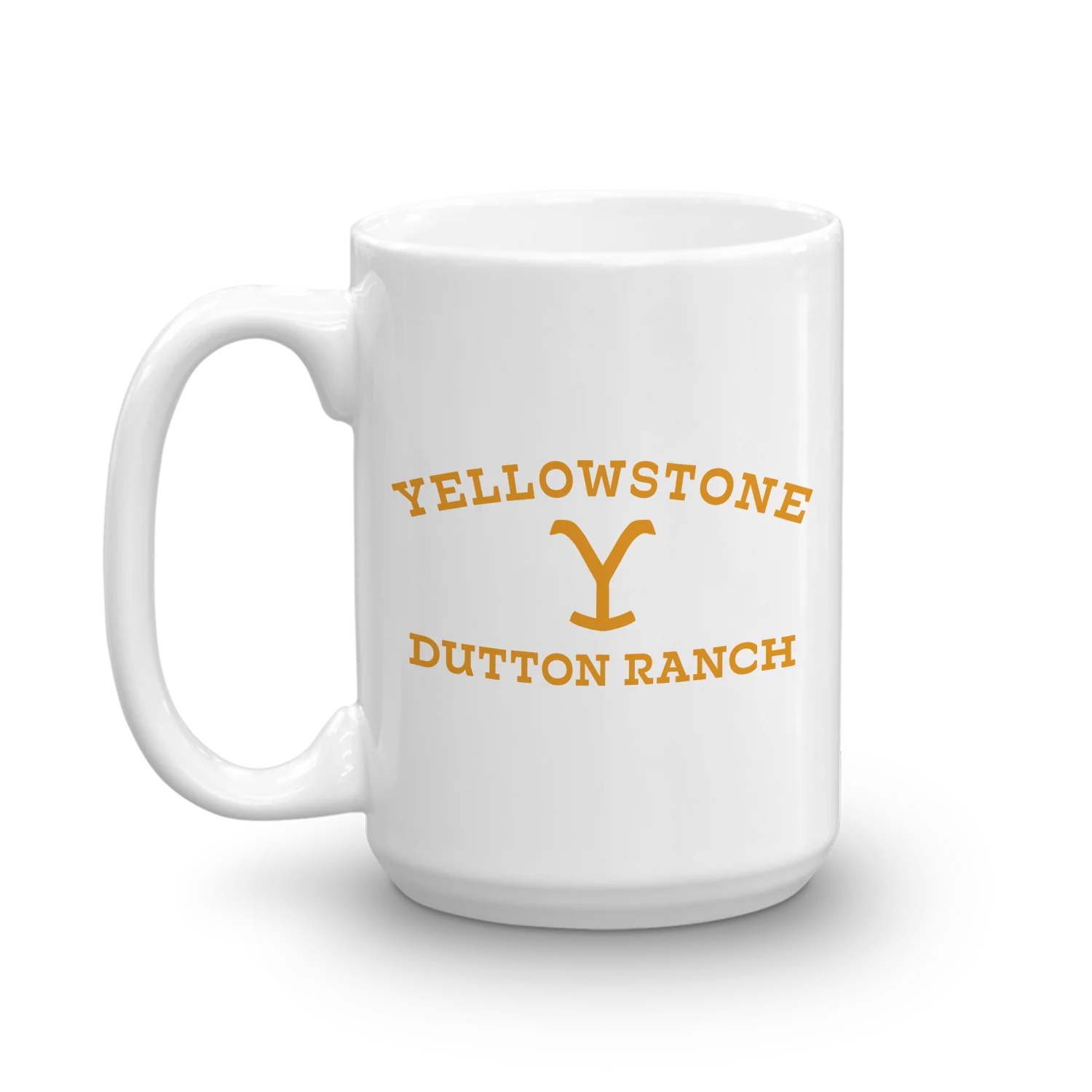 Yellowstone Dutton Ranch Logo White Mug - Image 5