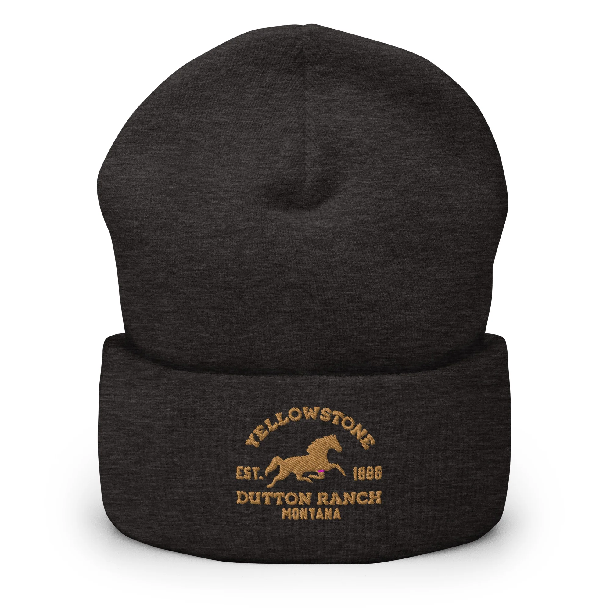 Yellowstone Dutton Ranch Montana Cuffed Beanie - Image 3