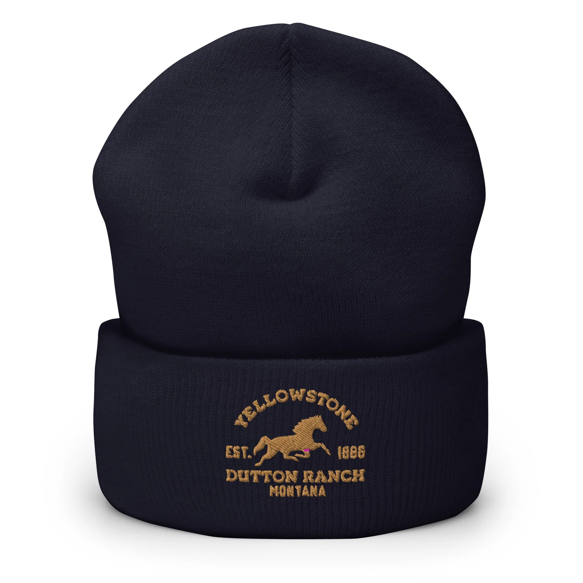 Yellowstone Dutton Ranch Montana Cuffed Beanie - Image 4