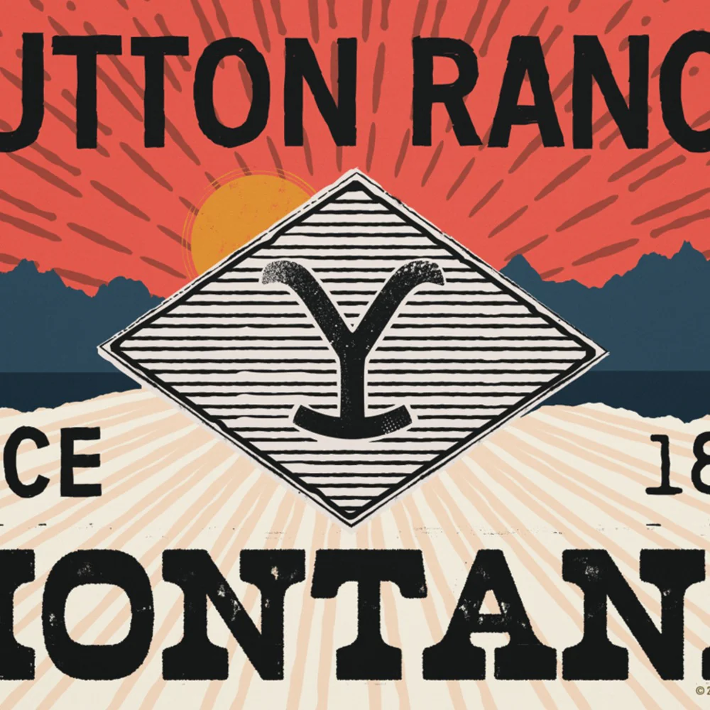 Yellowstone Dutton Ranch Montana Desk Mat - Image 3