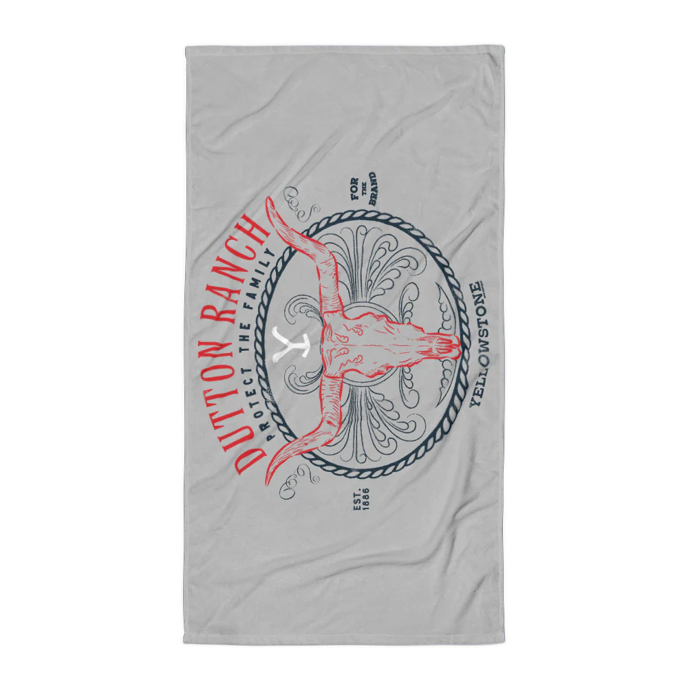 Yellowstone Dutton Ranch Protect the Family Beach Towel