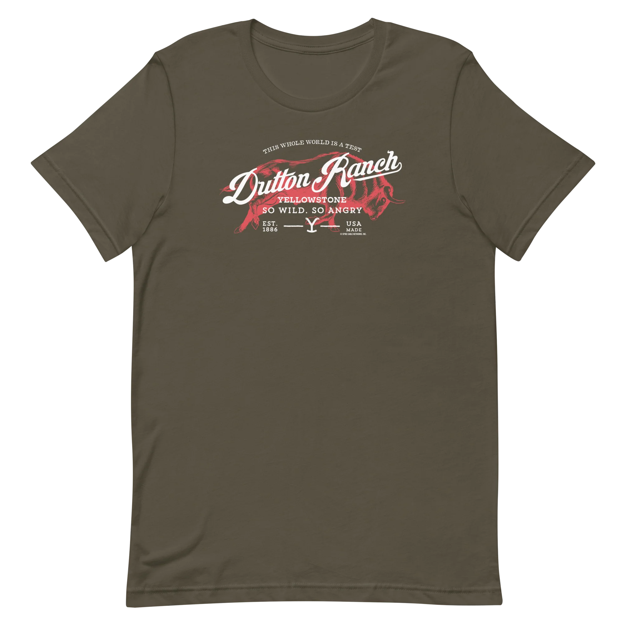 Yellowstone Dutton Ranch So Wild So Angry Unisex Premium T-Shirt