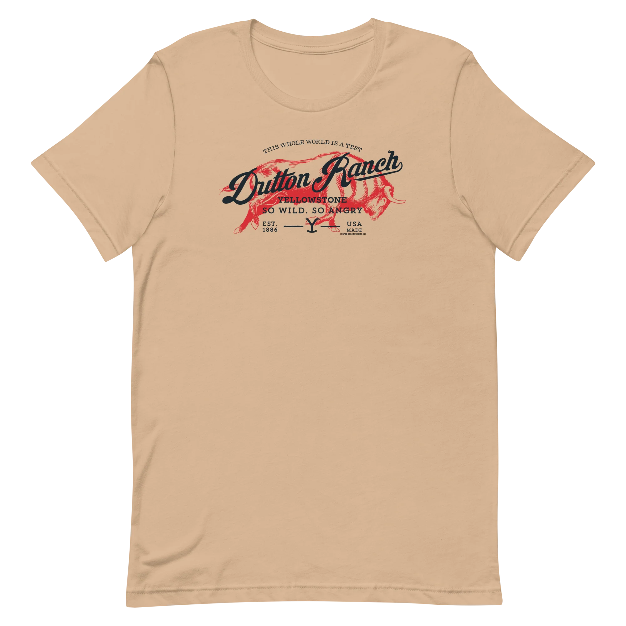 Yellowstone Dutton Ranch So Wild So Angry Unisex Premium T-Shirt - Image 5