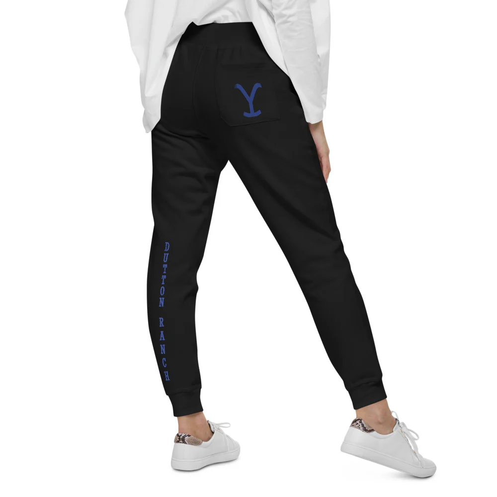 Yellowstone Dutton Ranch Y Logo Unisex Fleece Sweatpants - Image 2