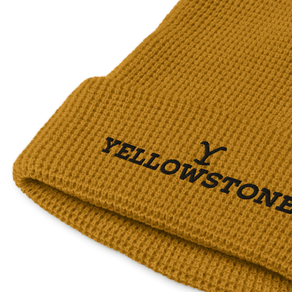 Yellowstone Embroidered Logo Waffle Beanie - Image 3