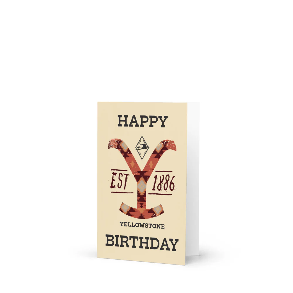 Yellowstone Est. 1886 Birthday Card - Image 4