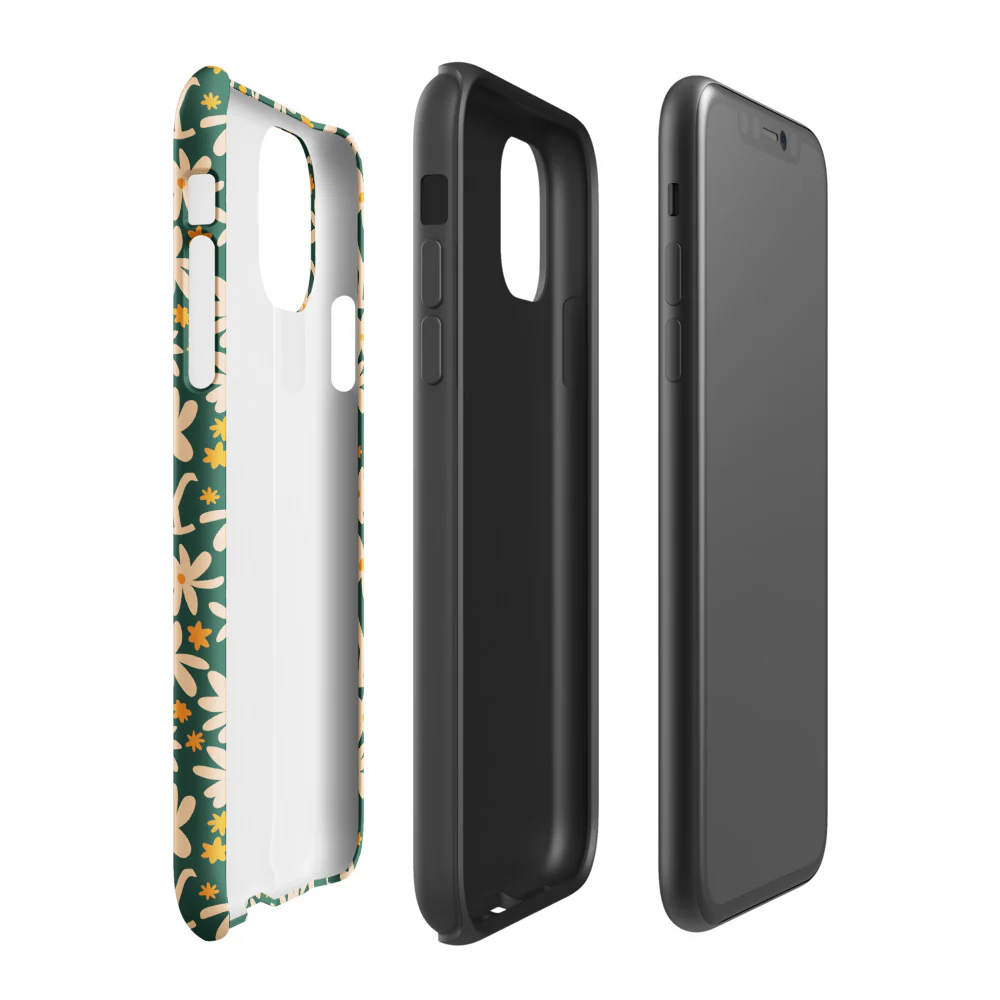 Yellowstone Floral Tough iPhone Case - Image 3
