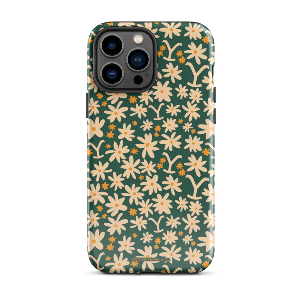 Yellowstone Floral Tough iPhone Case - Image 31