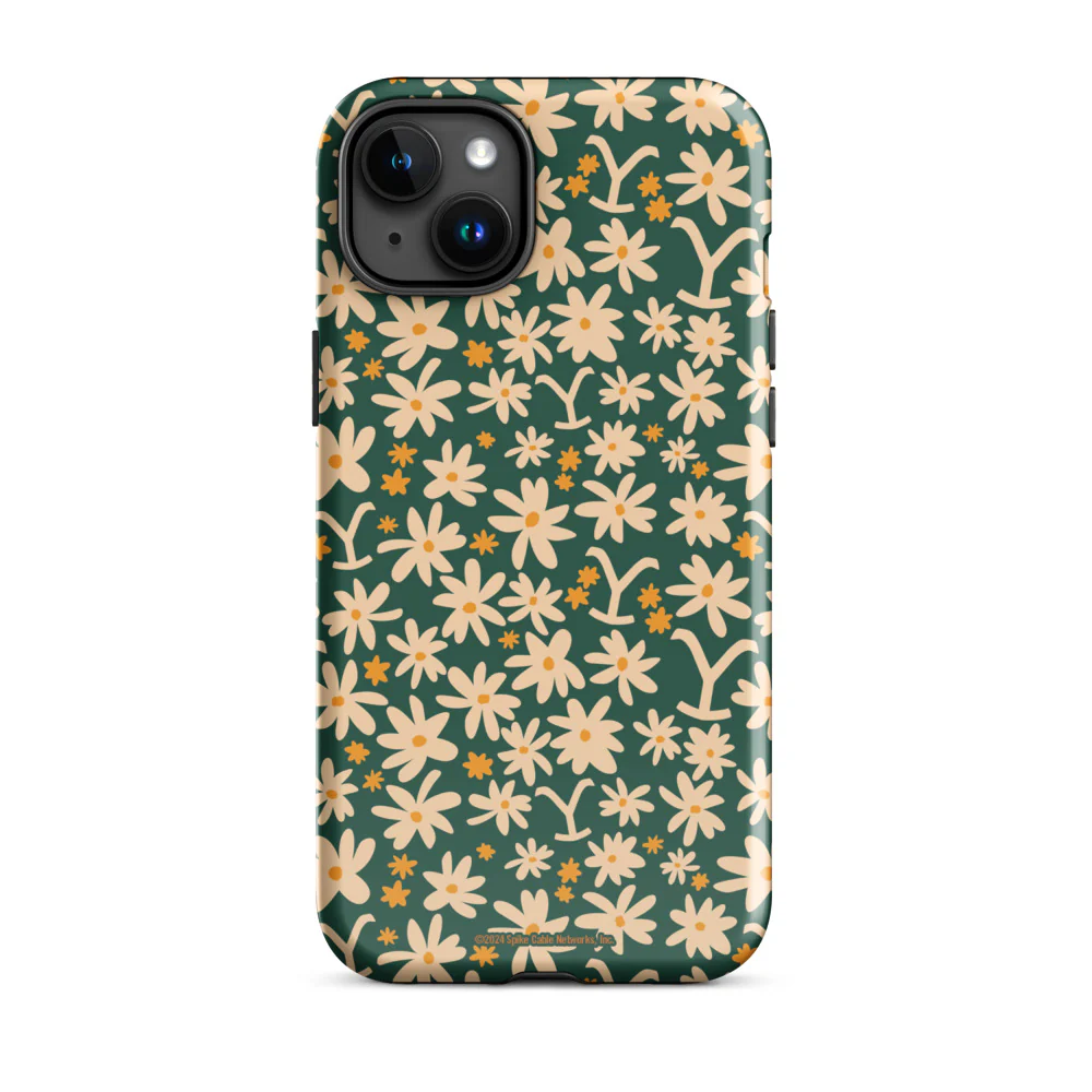 Yellowstone Floral Tough iPhone Case - Image 49