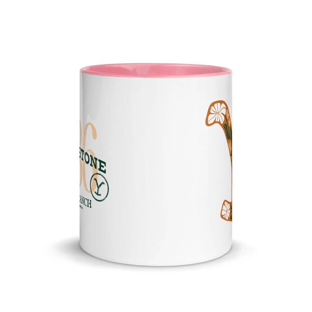 Yellowstone Floral Y Two Tone Mug - Image 2