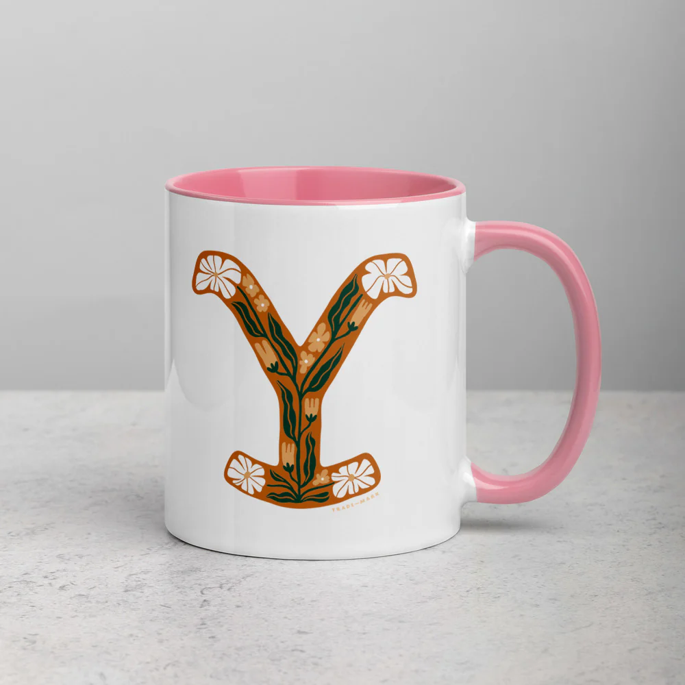 Yellowstone Floral Y Two Tone Mug - Image 8