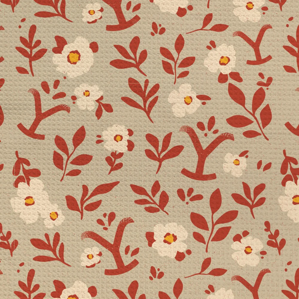 Yellowstone Florals Kitchen Towel - Image 2