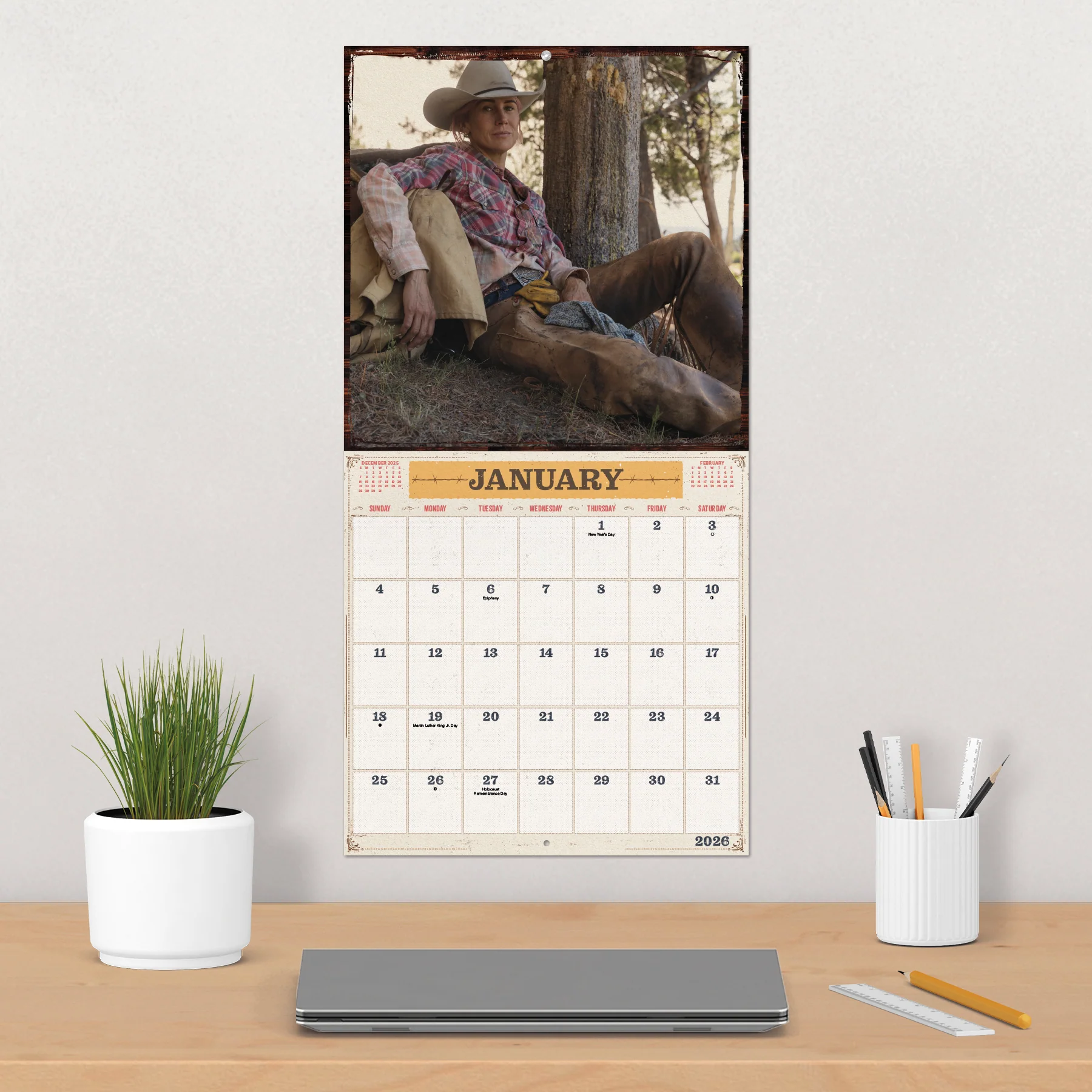Yellowstone: From the Bunkhouse 2026 Wall Calendar - Image 5