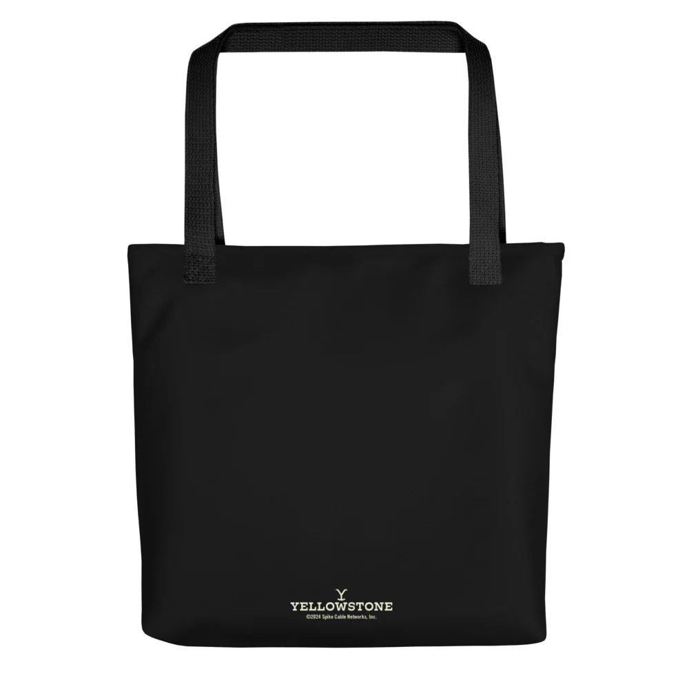 Yellowstone Greyscale Rattlesnake Tote Bag - Image 2