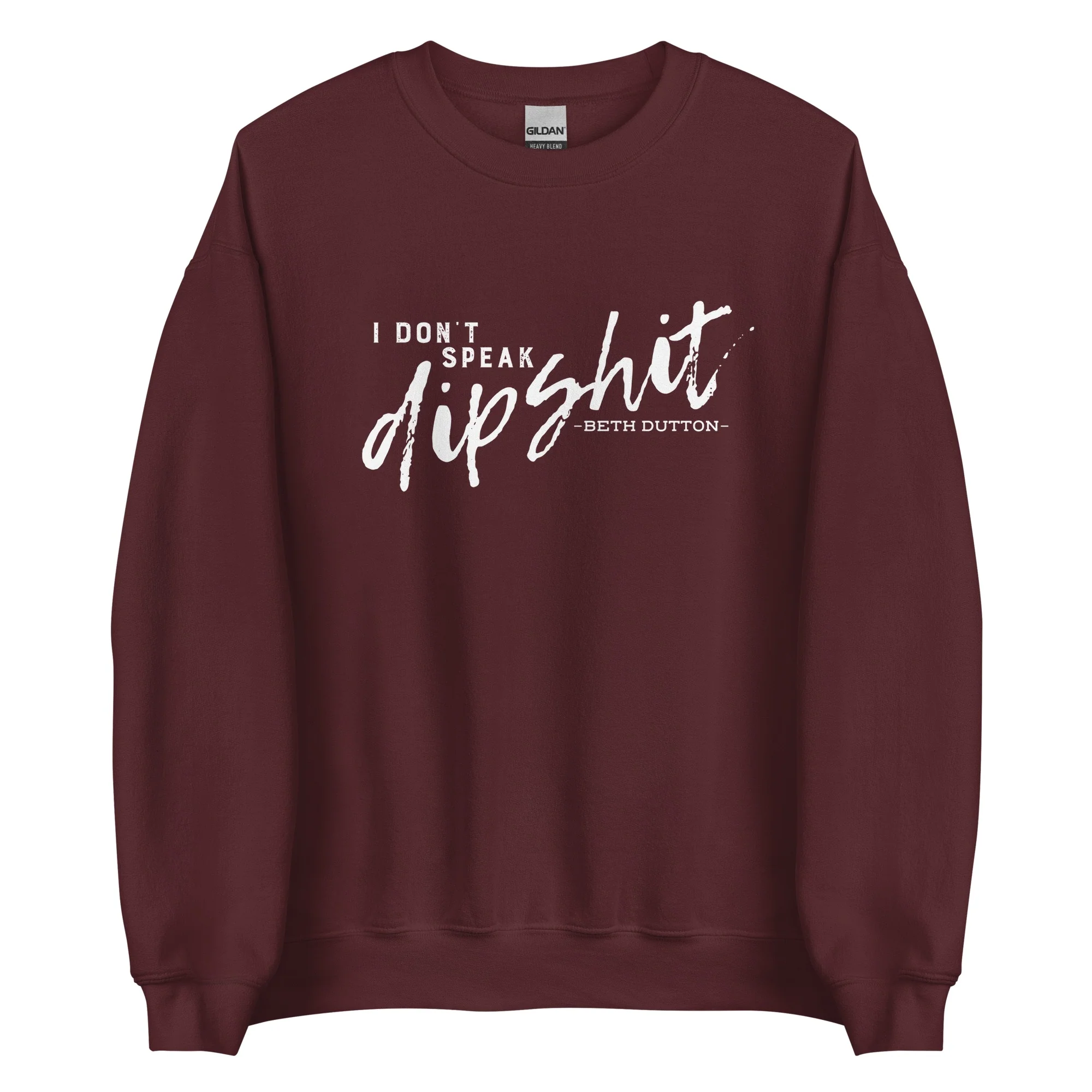 Yellowstone I Don't Speak Fleece Crewneck Sweatshirt - Image 8
