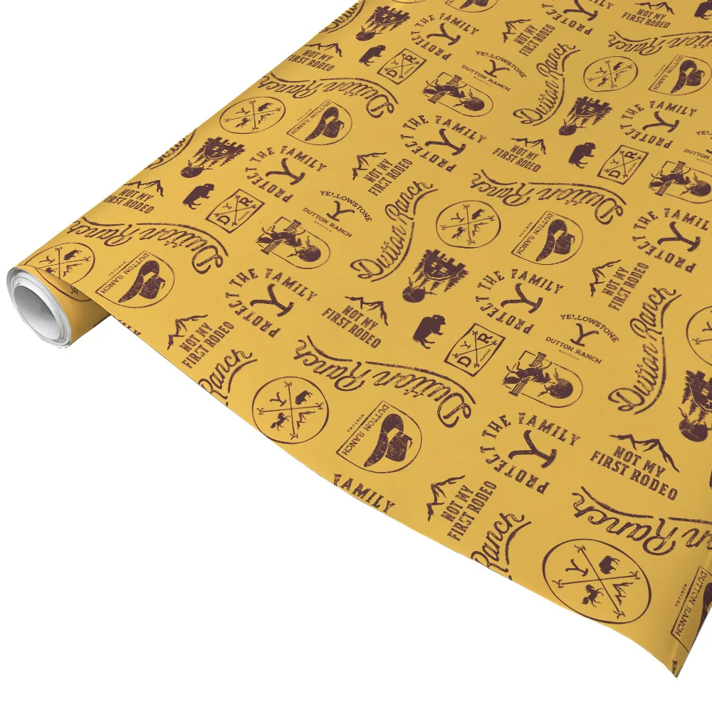 Yellowstone Icons Satin Wrapping Paper - Image 3