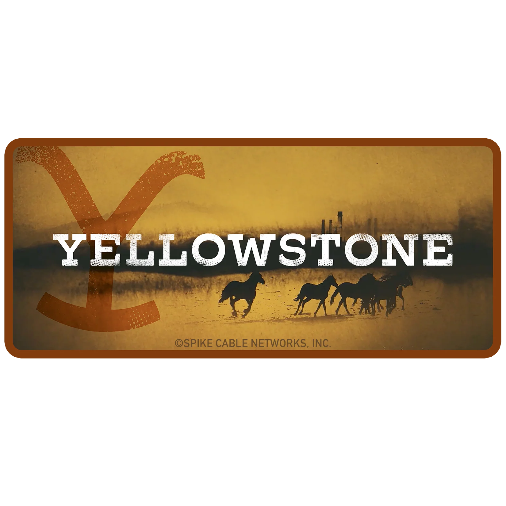 Yellowstone Logo Scenery Sticker Assorted Pack of 3 - Image 4