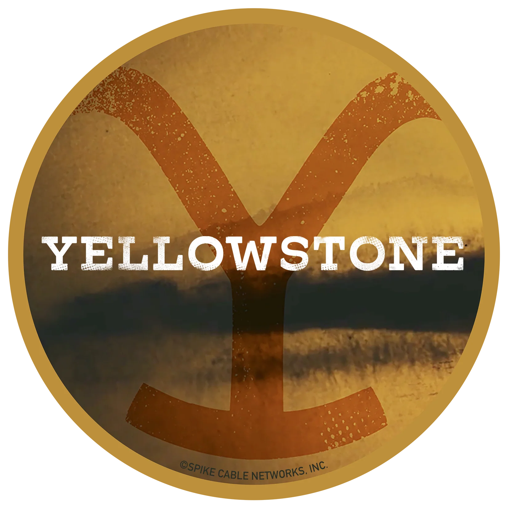 Yellowstone Logo Scenery Sticker Assorted Pack of 3 - Image 5