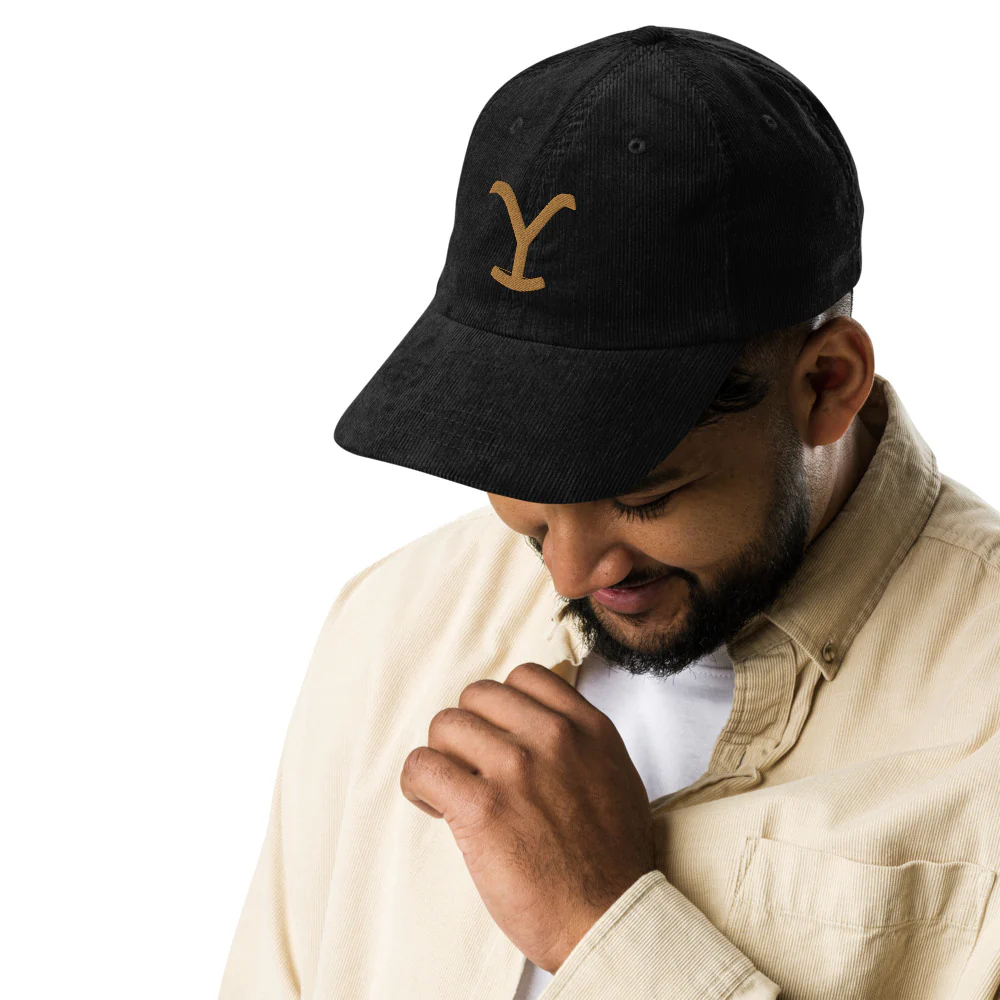 Yellowstone Logo Embroidered Corduroy Hat - Image 3