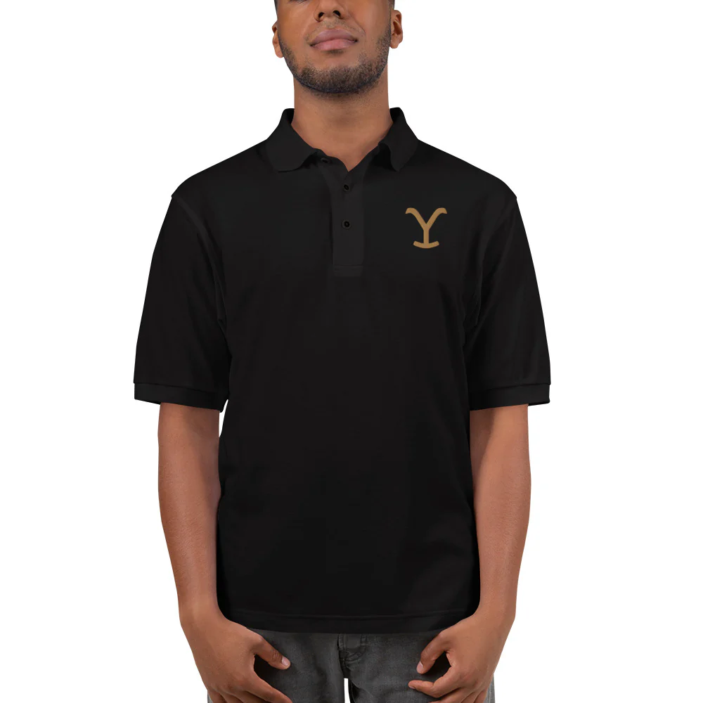 Yellowstone Logo Embroidered Unisex Polo Shirt - Image 3