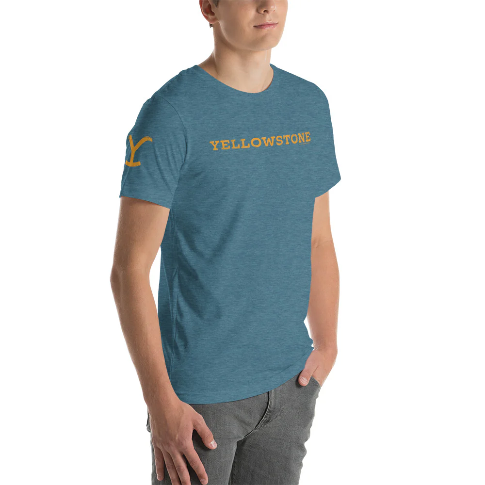Yellowstone Logo Unisex Premium T-Shirt - Image 4