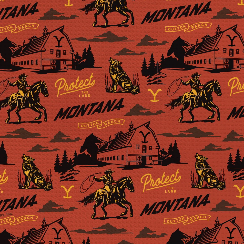 Yellowstone Montana Kitchen Towel - Image 2
