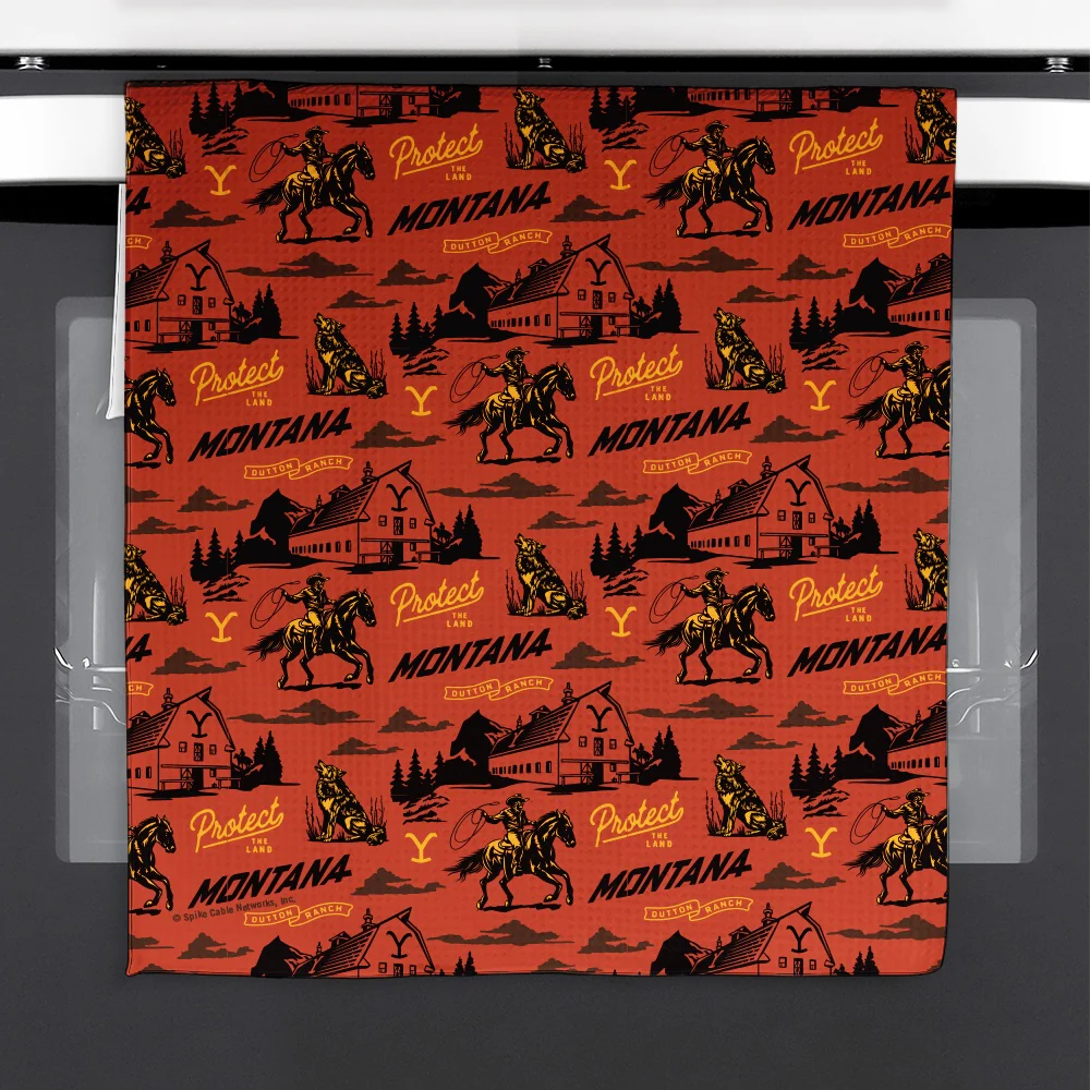 Yellowstone Montana Kitchen Towel - Image 3
