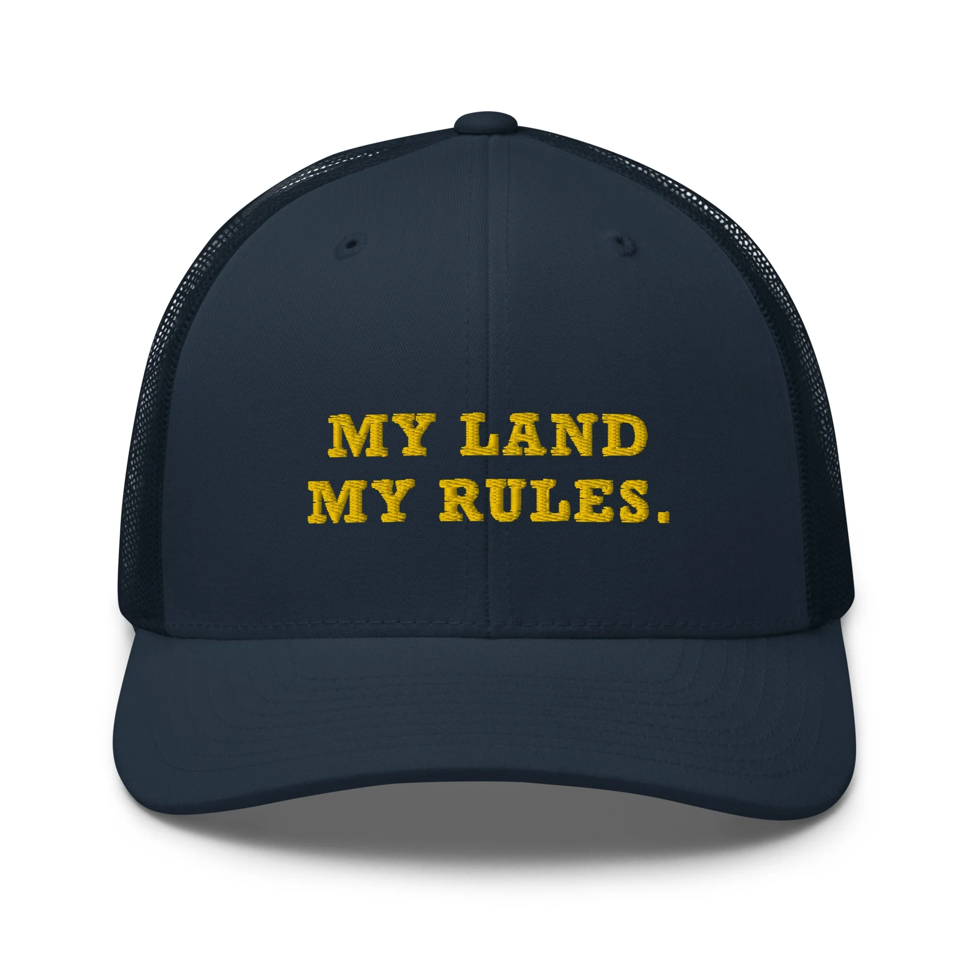 Yellowstone My Land My Rules Retro Trucker Hat - Image 6