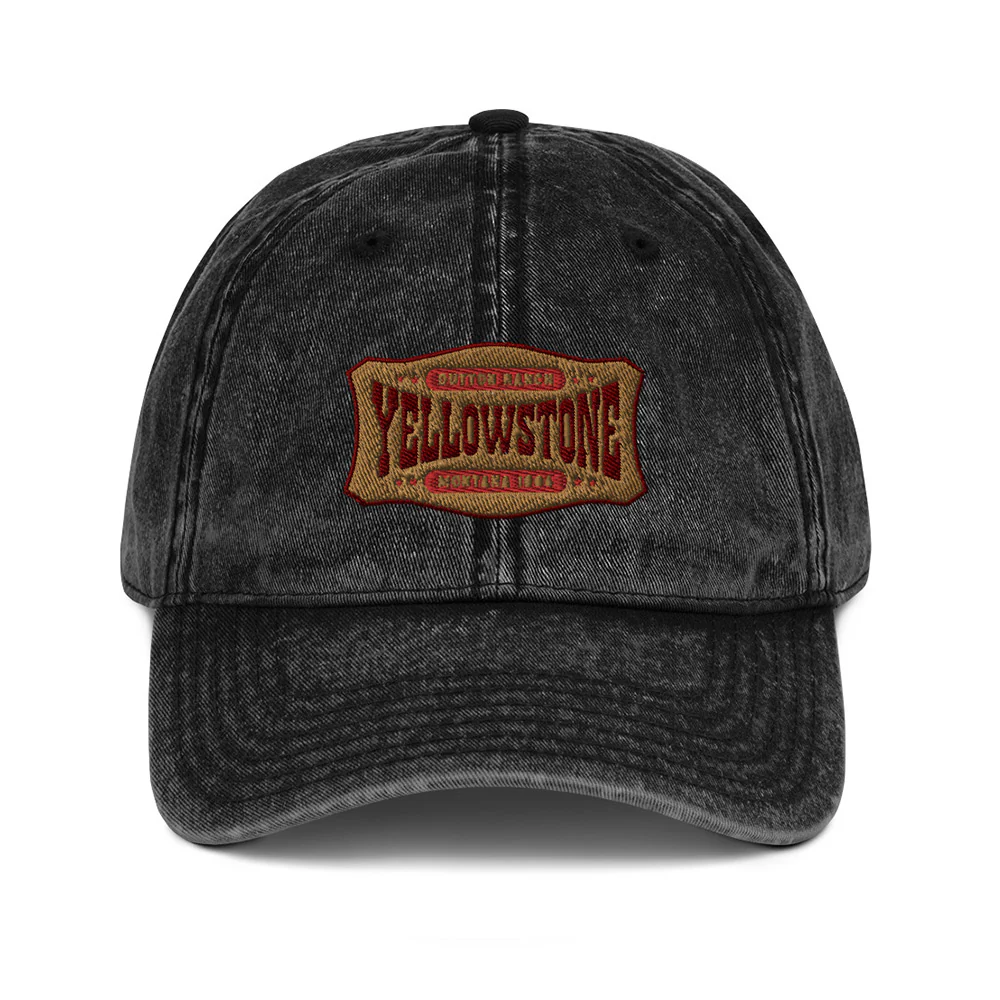 Yellowstone Patch Vintage Denim Hat - Image 5