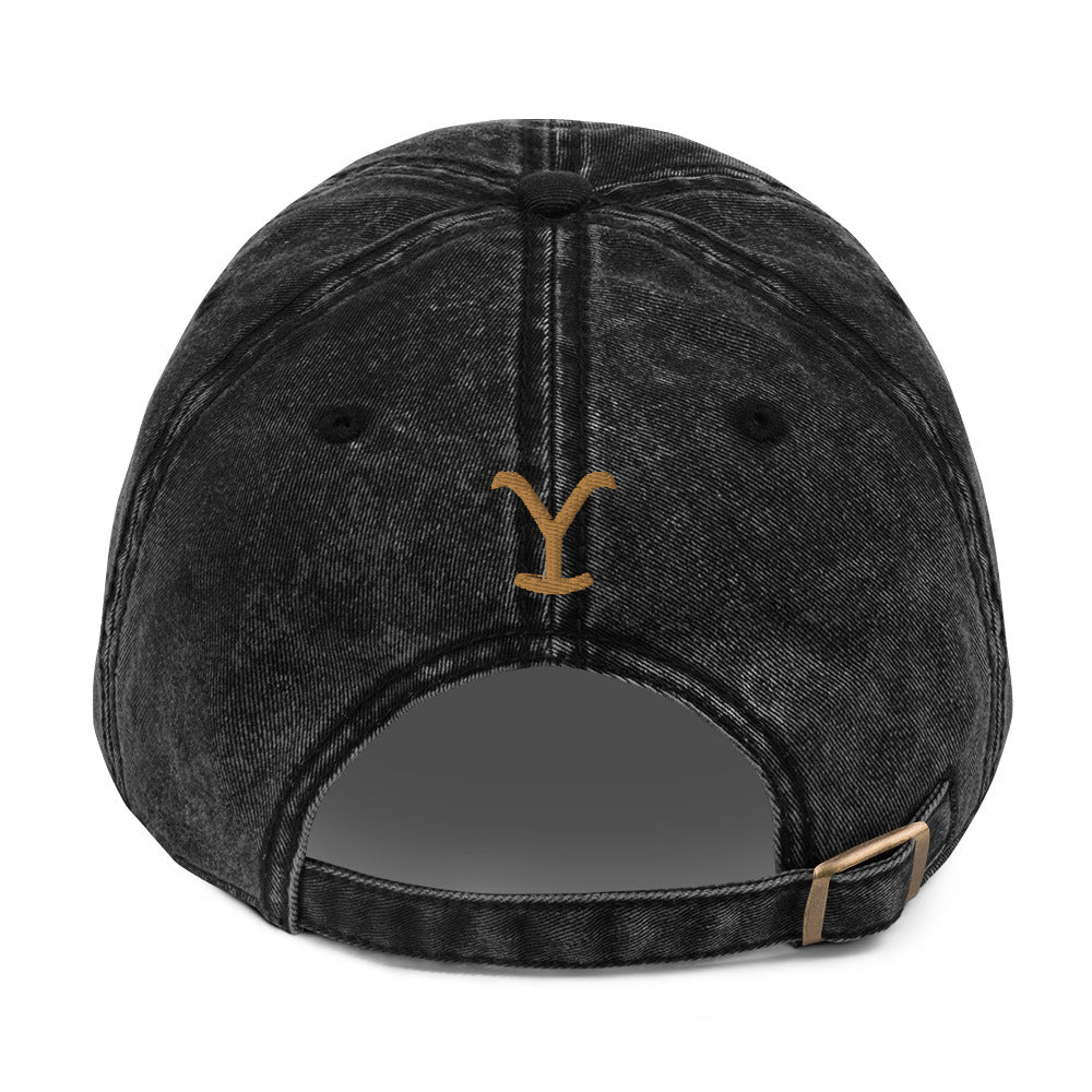 Yellowstone Patch Vintage Denim Hat - Image 6
