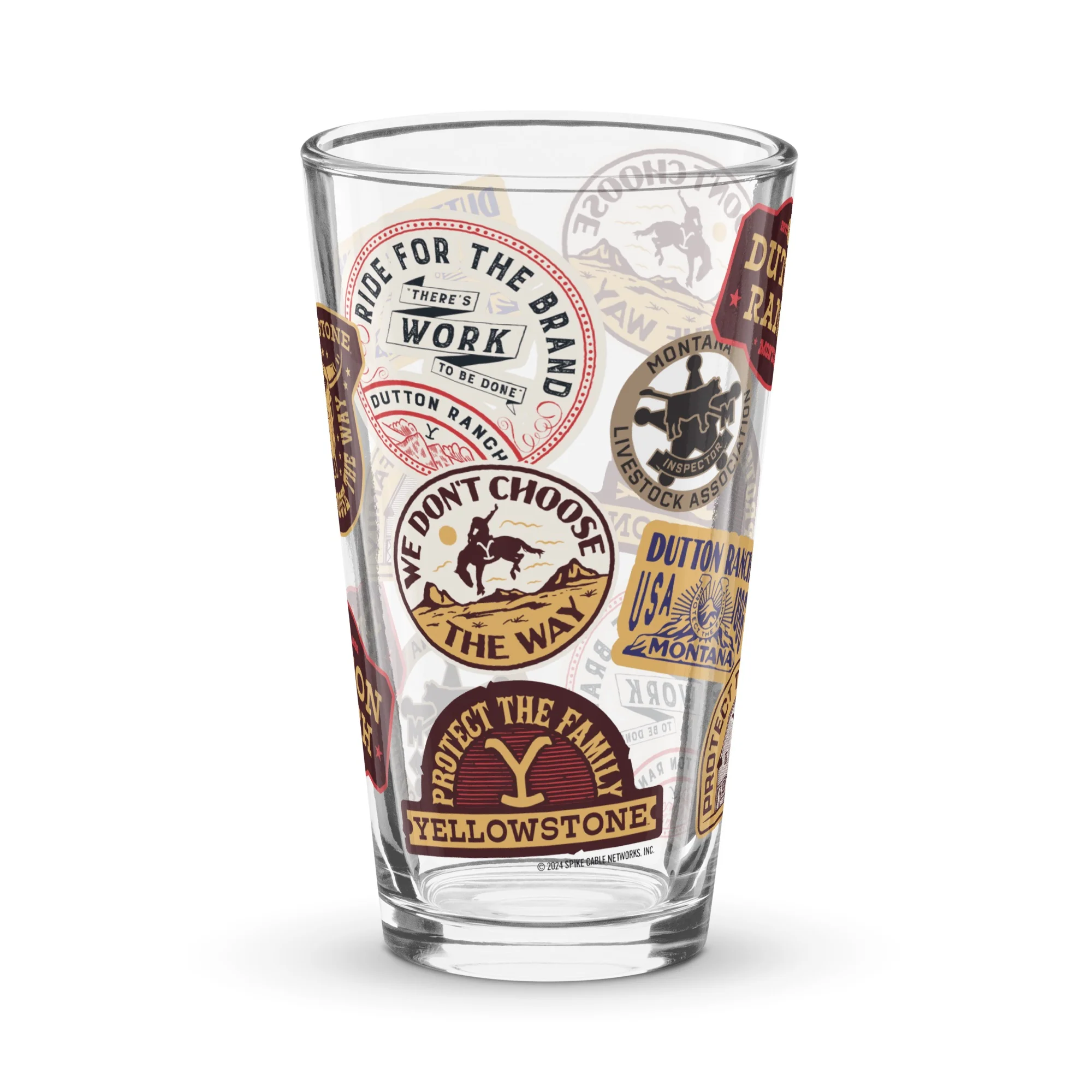 Yellowstone Patches Pint Glass - Image 2