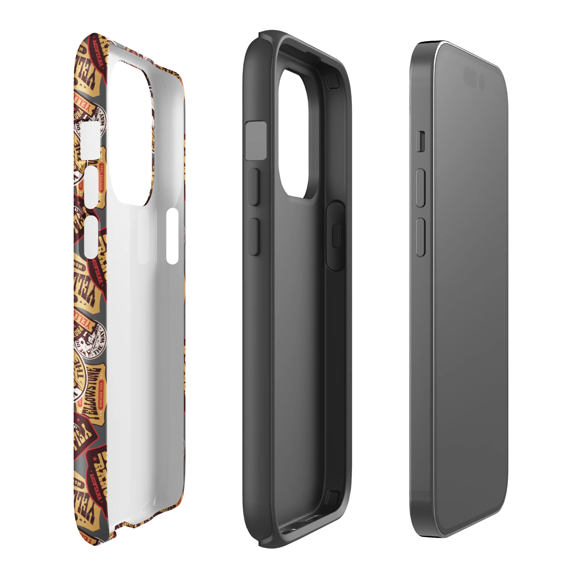 Yellowstone Patches Tough Phone Case - iPhone - Image 32