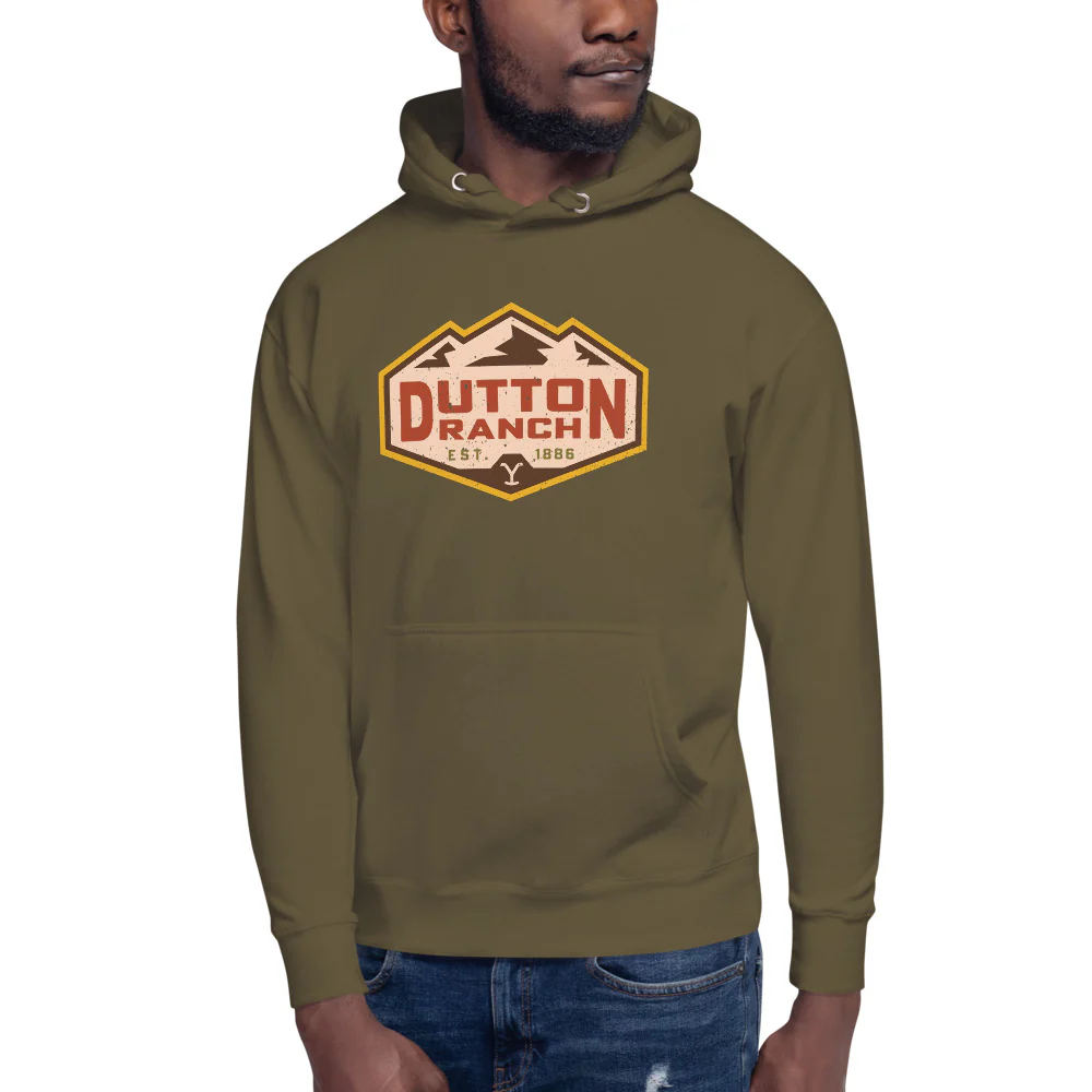 Yellowstone Ranch Patch Unisex Premium Hoodie - Image 4