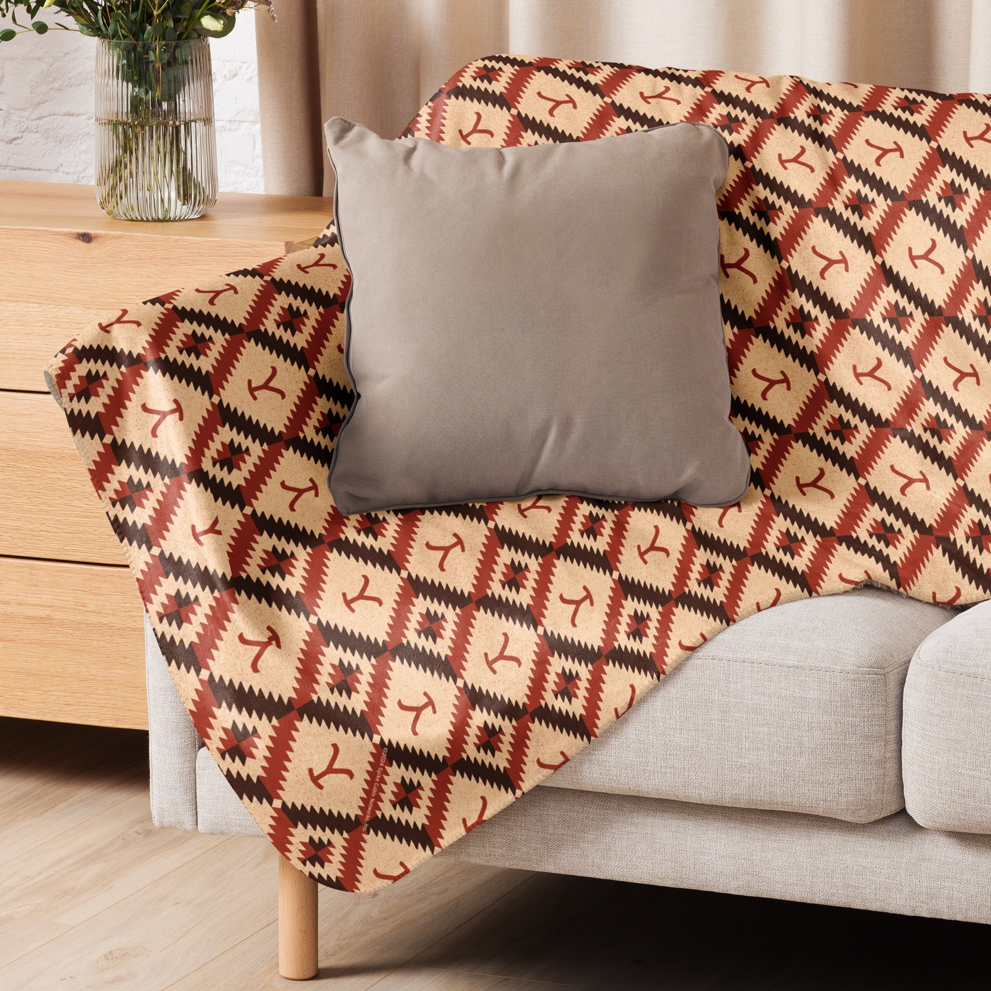 Yellowstone Ranch Pattern Blanket - Image 5