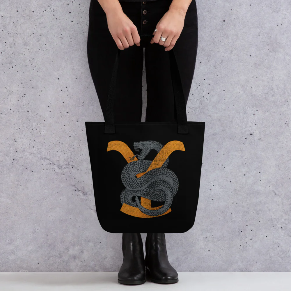 Yellowstone Rattlesnake Tote Bag - Image 4