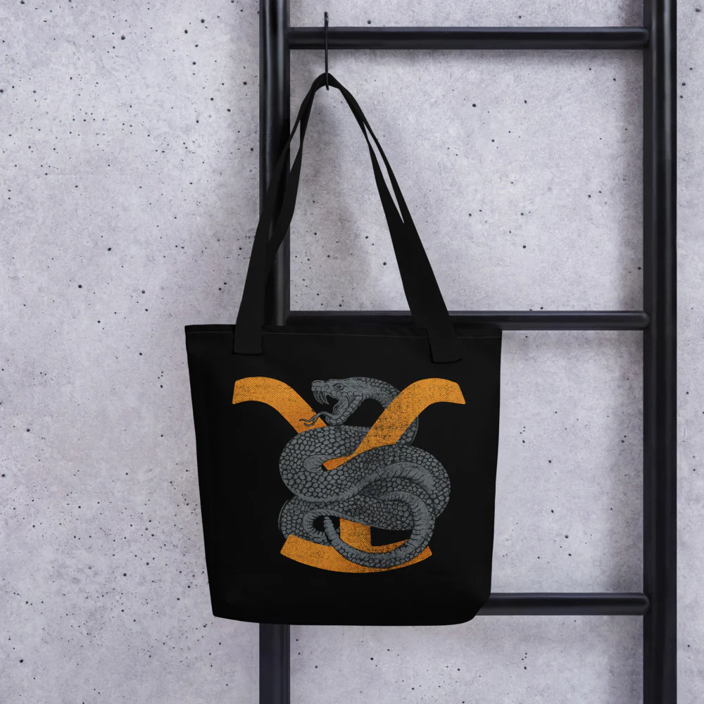 Yellowstone Rattlesnake Tote Bag - Image 5
