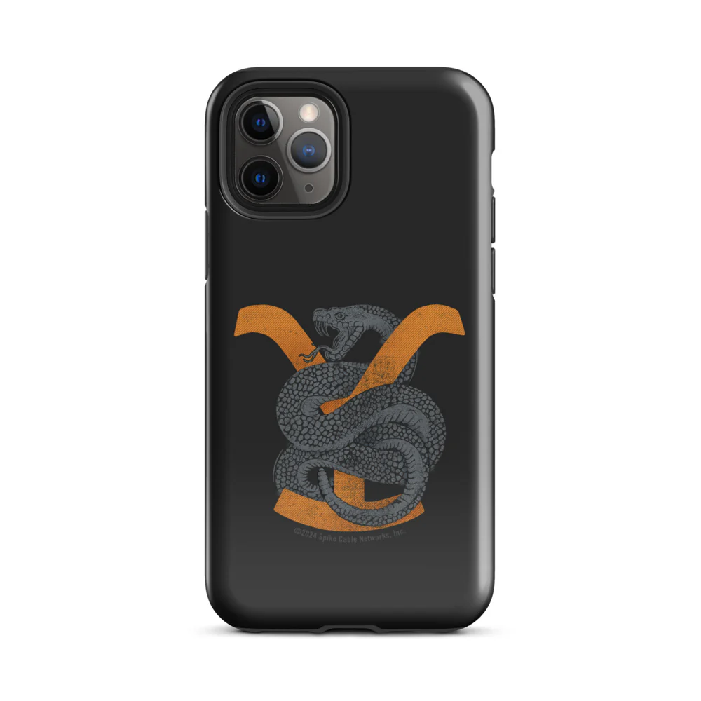 Yellowstone Rattlesnake Tough iPhone Case - Image 2