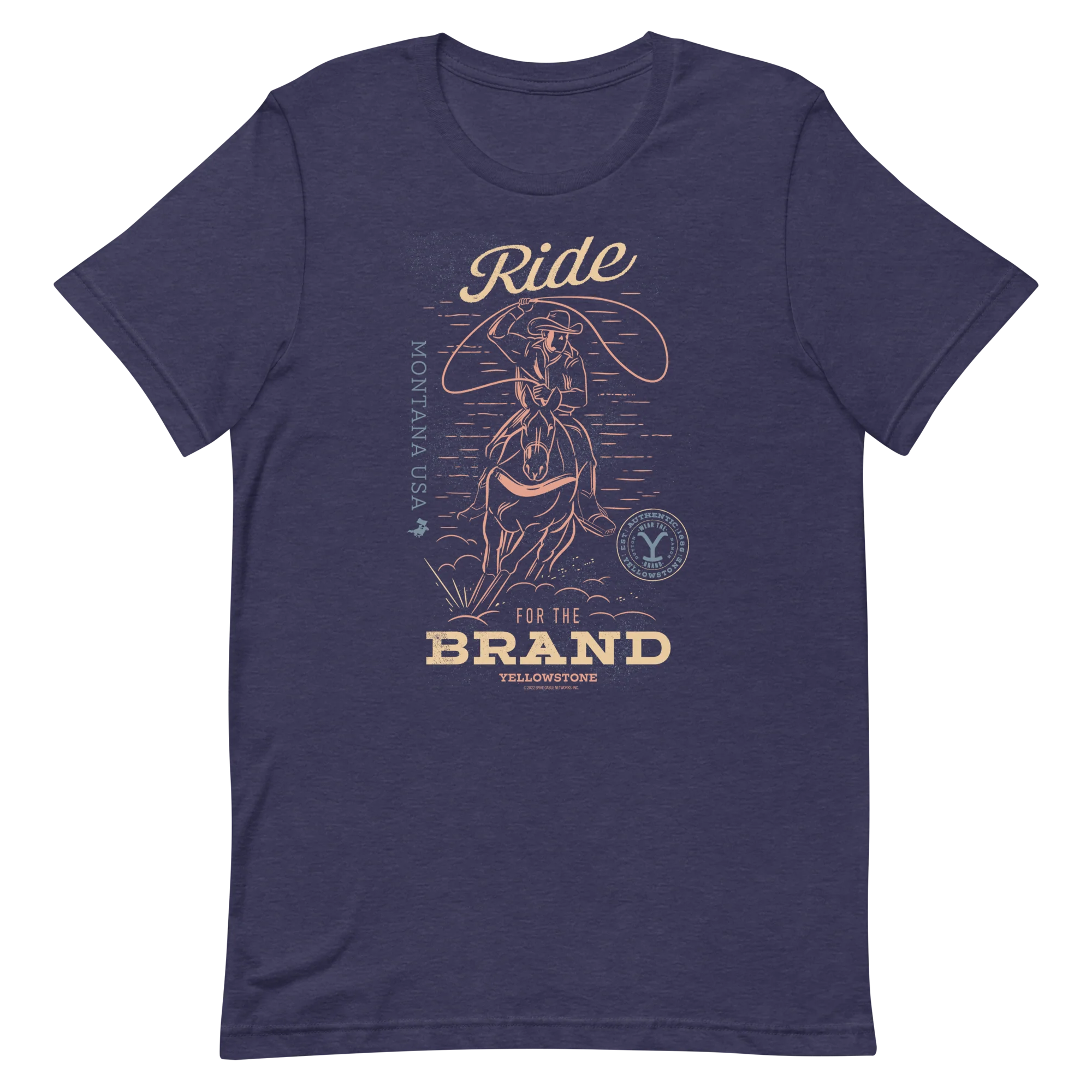 Yellowstone Ride for the Brand Adult Short Sleeve T-Shirt - Image 3