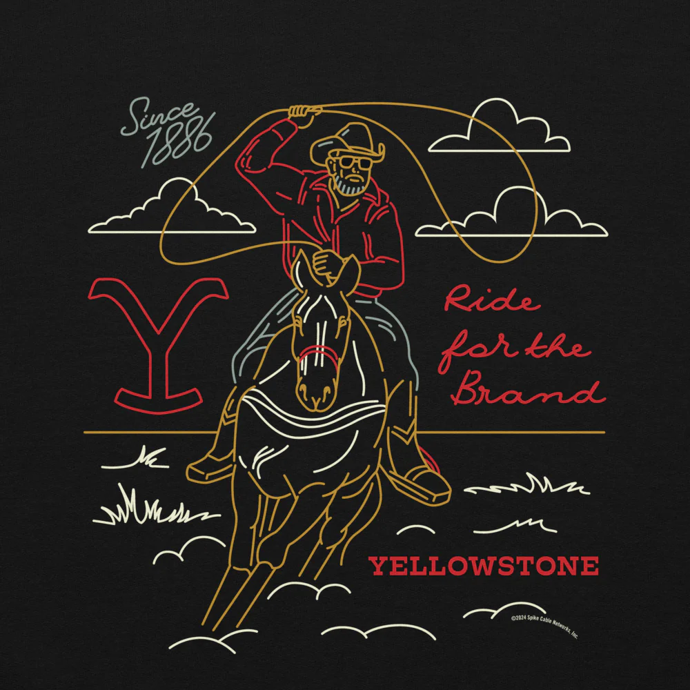 Yellowstone Ride For The Brand Outline Sweatshirt - Image 4