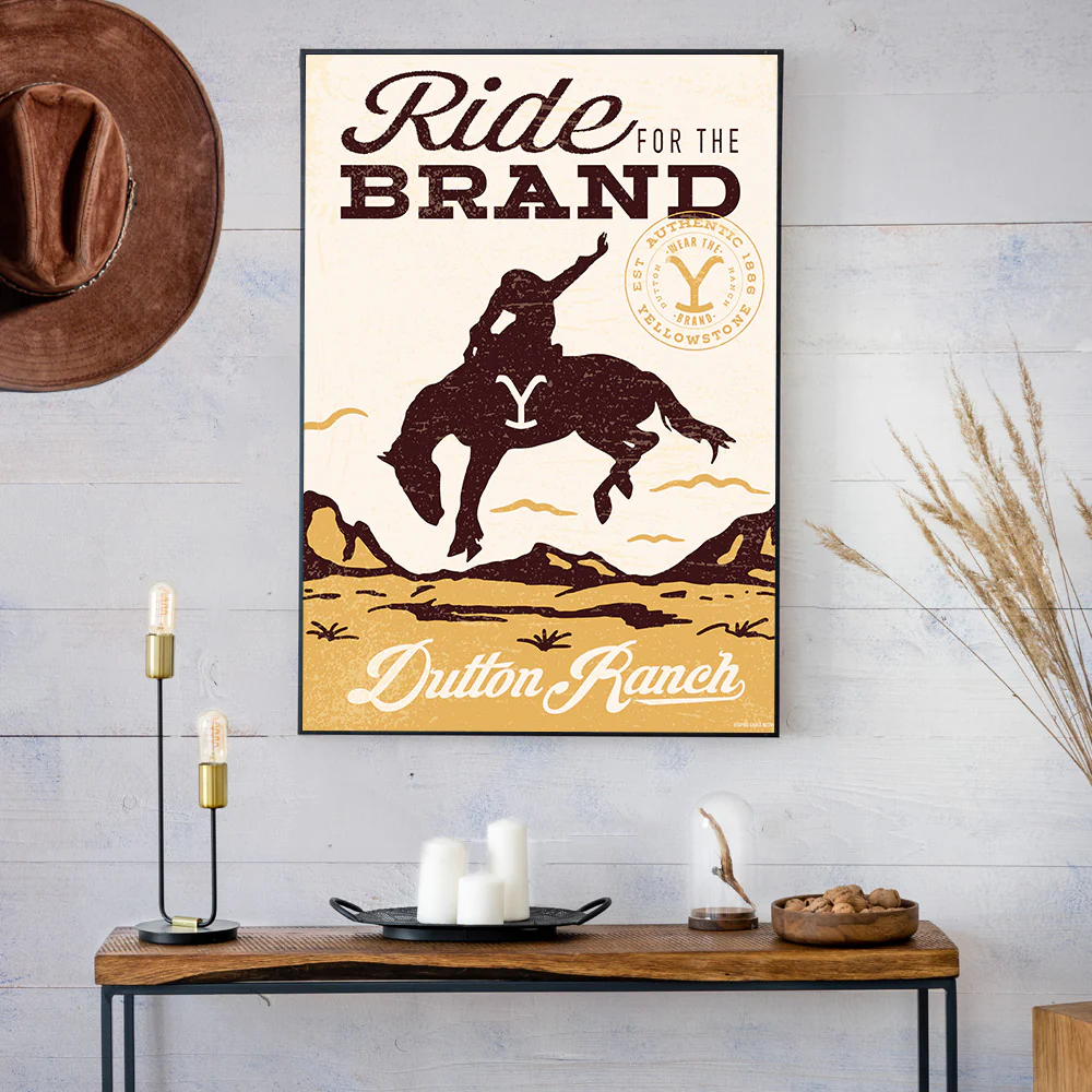 Yellowstone Ride for the Brand Satin Poster - Image 2