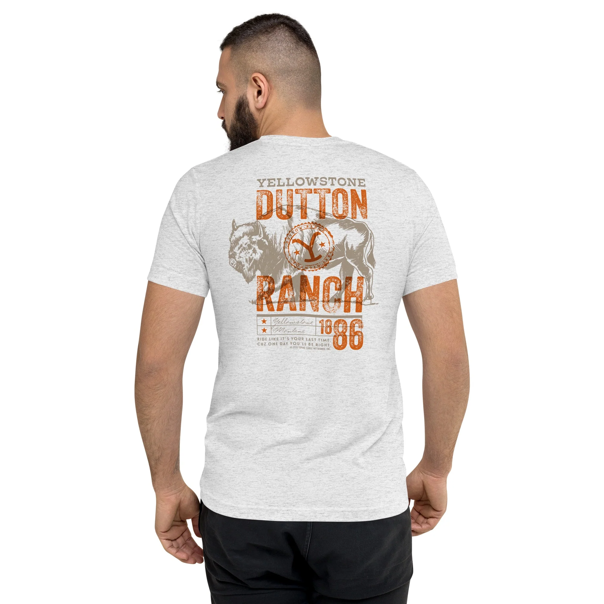 Yellowstone Ride Like It's Your Last Tri-Blend Short Sleeve T-Shirt - Image 4