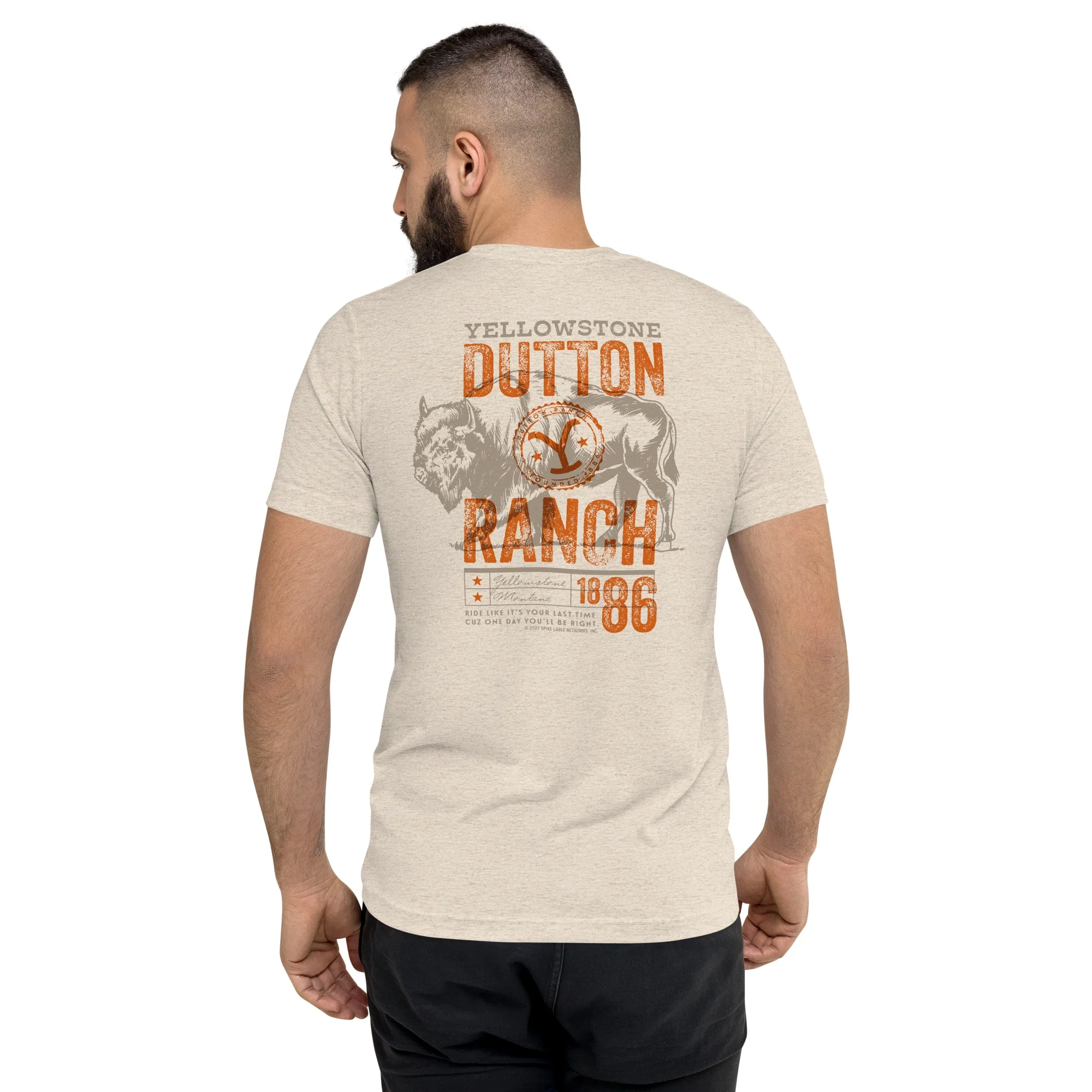 Yellowstone Ride Like It's Your Last Tri-Blend Short Sleeve T-Shirt - Image 7