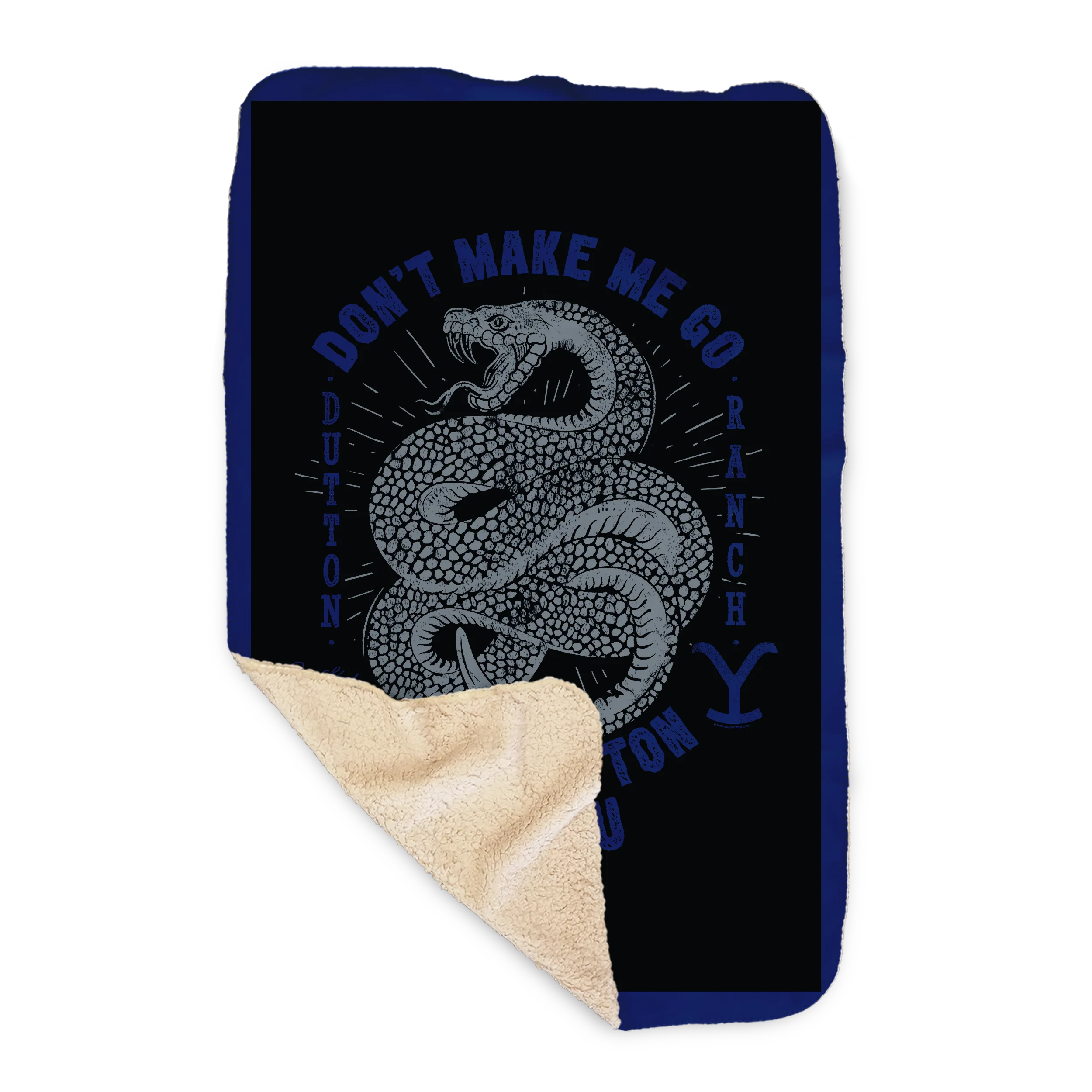 Yellowstone Snake Beth Dutton On You Sherpa Blanket - Image 3