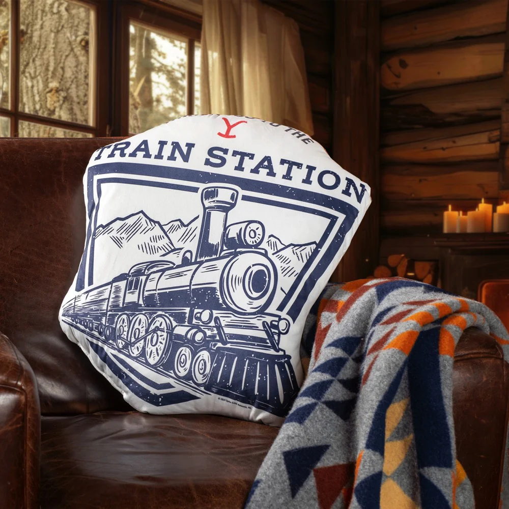 Yellowstone Taking you to the Train Station Pillow - Image 2