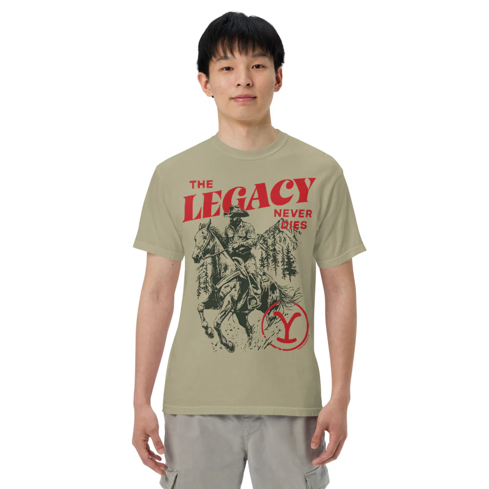 Yellowstone The Legacy Never Dies Unisex Comfort Colors T-Shirt - Image 7